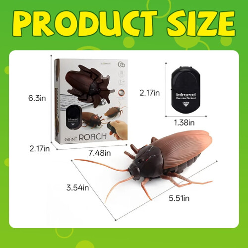 Ψεύτικα έντομα, ρεαλιστικές φάρσες με κατσαρίδες, έντομα με υπέρυθρες ακτίνες 1