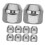 Worgeous10pcs Παξιμάδια με ανοιχτά άκρα για τρέιλερ, κατάλληλα για σκάφη, τροχόσπιτα, 6
