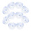 Lot de 10 petits bouchons de voyage transparents pour évier 7