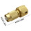 2x Aluminium Garden Hose Quick Connectors 5