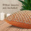 Μαξιλαροθήκες Harvest Orange 18x18 Δεν περιλαμβάνεται ένθετο μαξιλαριού - Μόνο 3