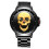 Ρολόι χειρός FRCOLOR Creative3D Skull για άνδρες, πολυτελές, casual, vintage, με χαλαζία (μαύρο 4