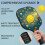 Σετ κουπιών Pickleball από fiberglass με λουλούδια, 2 μπάλες και τσάντα, συμβατό με παιχνίδι 5