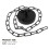 Black Wrought Iron Ceiling Fan Chandelier Pendant 3