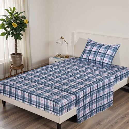 Σετ σεντόνια Flannel Twin XL – Μαλακό διπλά βουρτσισμένο βαμβάκι, με βαθιές τσέπες έως 1