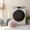 Μαξιλάρι Ashler Plush Round, με σφαιρικό μαξιλάρι από τεχνητή γούνα και λαβή, 12"x12", σκούρο 3