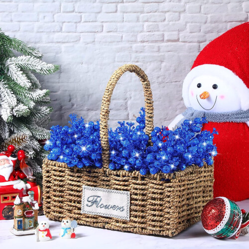 Hastes de Natal com Glitter Zoezoe, 10 unidades de 20 cm (7,9 polegadas) 2