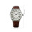 1 Set Orologio da uomo con movimento meccanico automatico e datario in e marrone 2