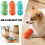 Brinquedo para cães em formato de amendoim com sabor de leite e que amassa os dentes. 5