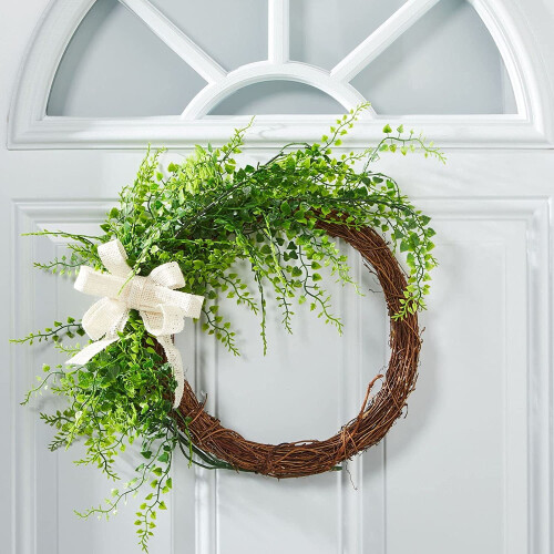 DIY Crafts Φυσικά Στεφάνια από Αμπέλια (5 Μεγέθη, Συσκευασία των 2) 1