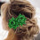 St. Patricks dag-pannebånd med grønne blomster, 1 stk. 2