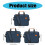 Bolsa de ombro resistente a impactos para laptop de 14, 15,6 e 17,3 polegadas. 5