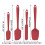 Set de 4 spatule din silicon, rezistente la căldură 2