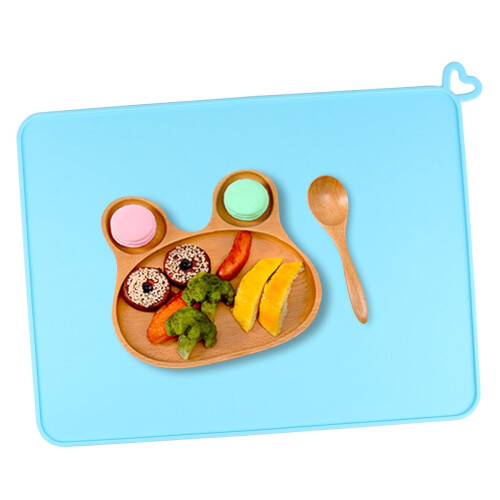 2-pack silikonplacemats för barn och familj 2