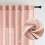 Blush Pink Linen Blend Curtains 72" L, 2 Panels 2