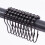 12 Pcs Squeegee Bath Nautical Shower Curtain Hooks Curtains Black 8