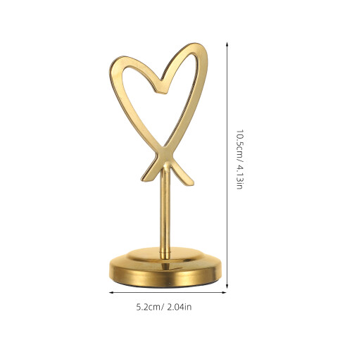 Σταντ προβολής Love χωρίς επωνυμία Holder Rack 10,50X5,20X5,00CM Χρυσό 1