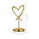 Σταντ προβολής Love χωρίς επωνυμία Holder Rack 10,50X5,20X5,00CM Χρυσό 8