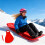 Winter Flying Carpet Sled 4-Piece Red 6