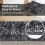 Black Kitchen Runner Rug Washable Non-Slip 2 ft x 8 ft 6