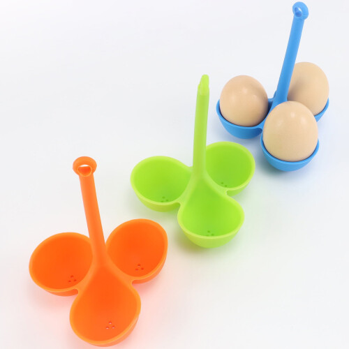 Silicone Egg Poacher Cup Food-Grade 3-Hole 2