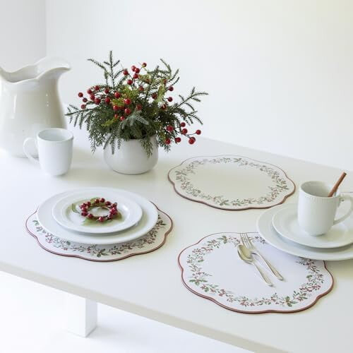 Cork Placemats Set of 4, 13.75" Round 1