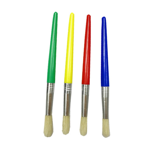 Painting Brush for Children Flat Shape 4 Pieces 2