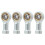 4 Pcs Female Thread Connector Self Lubricating Bearing Right 6