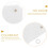 White Backdrop Portrait Background Polyester 1Pack 5