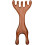 Neusmassagetool van natuurlijk hout (Gua Sha). 4