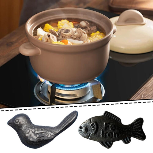 Cast Iron Cooking Fish and Bird Set 2