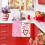 Valentine's Day Kitchen Towels Red Heart Bow 2 Pcs 2