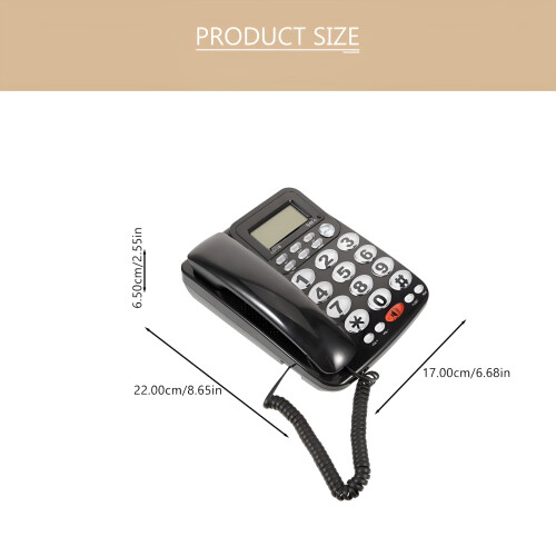 Wired Desk Phone for Home and Office Use 1