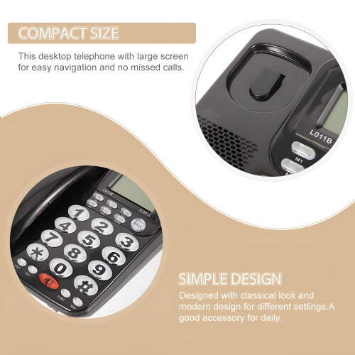 Wired Desk Phone for Home and Office Use 2