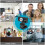1080p-Webcam mit 180-Drehung, kompatibel mit Windows, Android TV und Computern 2