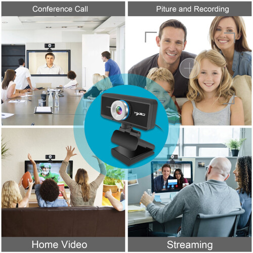 1080p webcam med 180 rotation til Windows Android TV 1