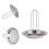 Steel Chicken Roasting Rack for Beer Can Method 4