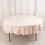 Blush Scuba Polyester Round Tablecloth 108 in 5
