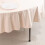 Blush Scuba Polyester Round Tablecloth 108 in 3