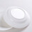 White Dinner Salad Plates Modern Scratch-Resistant 6-Pc 8