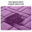 Purple Microfiber Bath Mat 40x60cm Non-Slip Absorbent 5