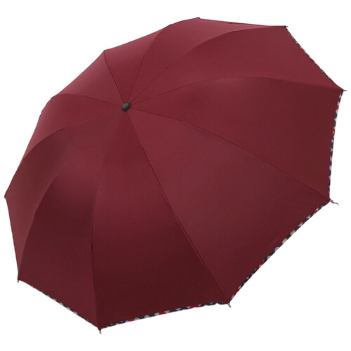 Draagbare golfparaplu van 110 cm met dubbel doek, windbestendig 1