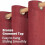 Red Linen Curtains 52x68 in, Light Filtering, 2 Panels with 4