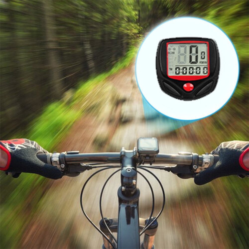 Bicycle Speedometer Waterproof LCD Backlight Wireless 1 pc 1
