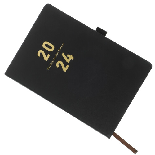 Bloco de notas para data em imitação de couro, 1 unidade. 21 x 14,5 x 2 cm (8,29 x 5,70 x 0,79 polegadas) 2