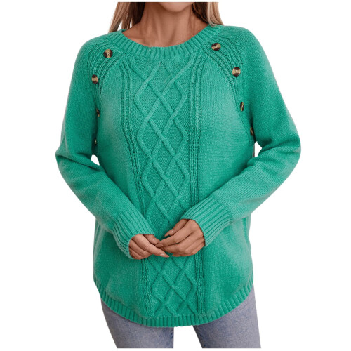 Damespullover groen XL 2