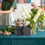 Sort rund blomstergaveæske Holdbart papir 1 stk. 5