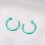 Titanium Nose Ring Stud Unisex C-Shaped 2Pcs 0.4In 5