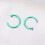 Titanium Nose Ring Stud Unisex C-Shaped 2Pcs 0.4In 6