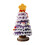Handmade Crochet Christmas Tree Decoration Small Flocked 5